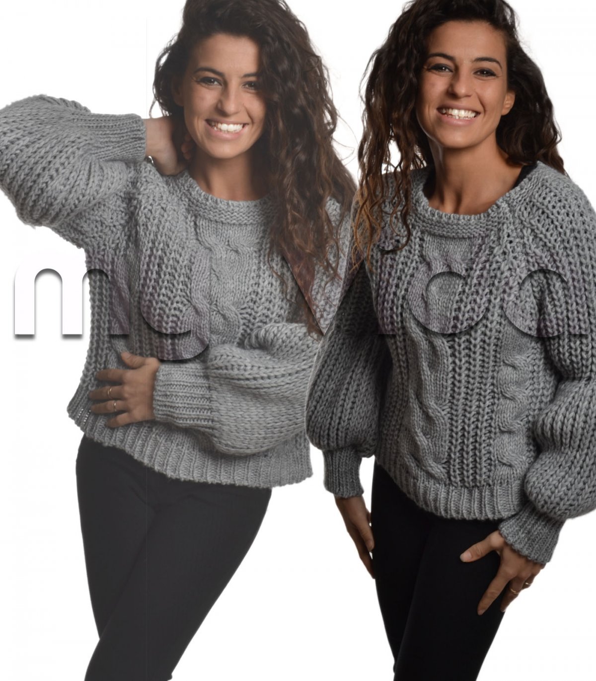 Maxi maglione oversize lana grossa | My Vida